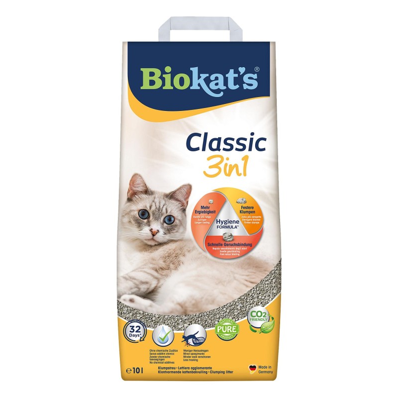 Katzenstreu Biokat’s classic 3in1