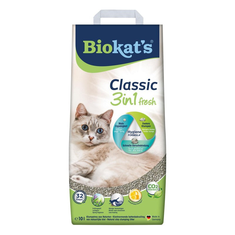 Katzenstreu Biokat’s classic fresh 3in1