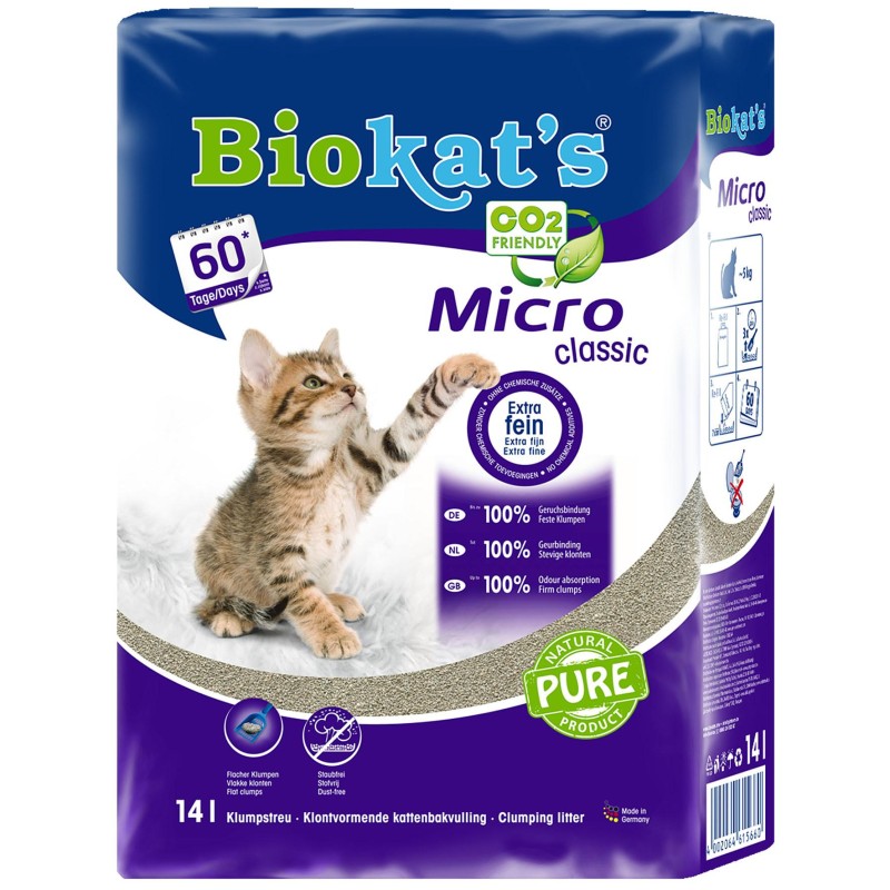 Katzenstreu Biokat’s Micro classic & fresh