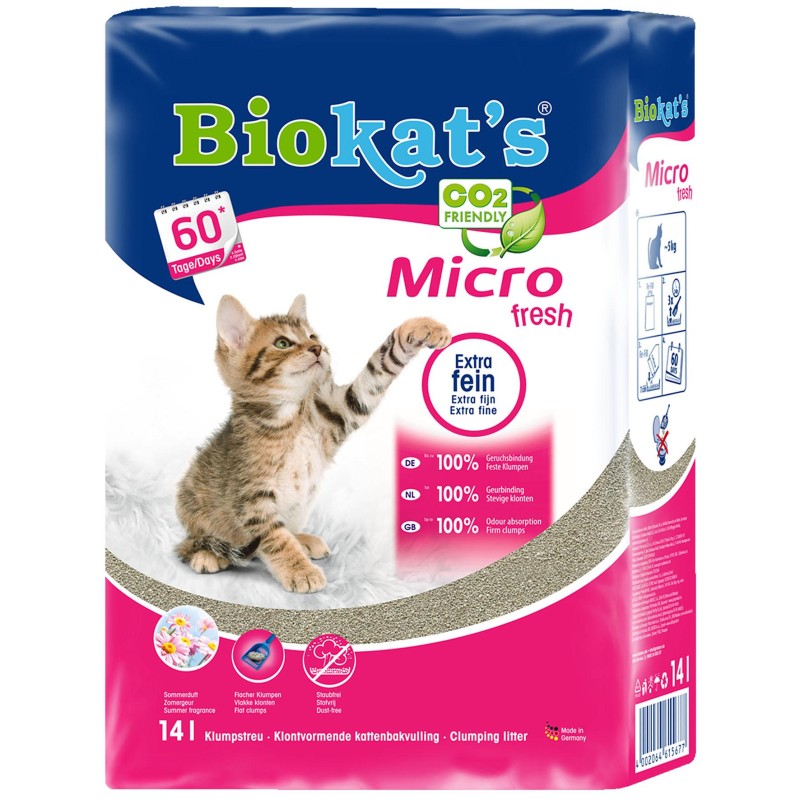 Katzenstreu Biokat’s Micro classic & fresh