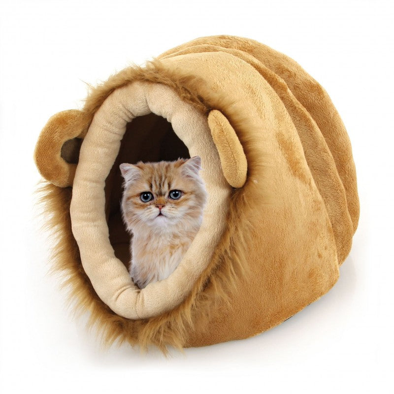 Löwenhöhle für Katzen